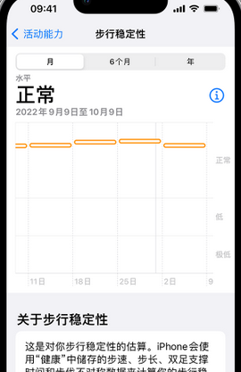 杨陵iPhone手机维修如何在iPhone开启'步行稳定性通知'