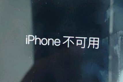 杨陵苹果服务网点分享锁屏界面显示“iPhone 不可用”如何解决 