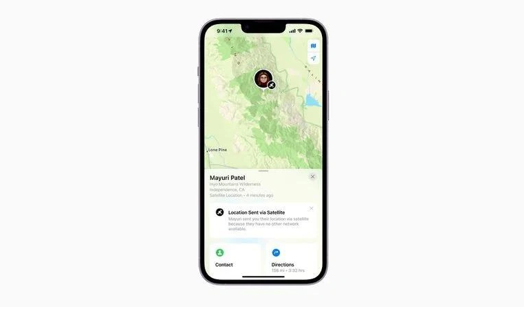 杨陵苹果14维修分享iPhone14系列中 FindMy功能通过卫星分享位置方法教程 