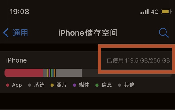 杨陵苹果13维修分享iPhone13如何查看剩余内存 