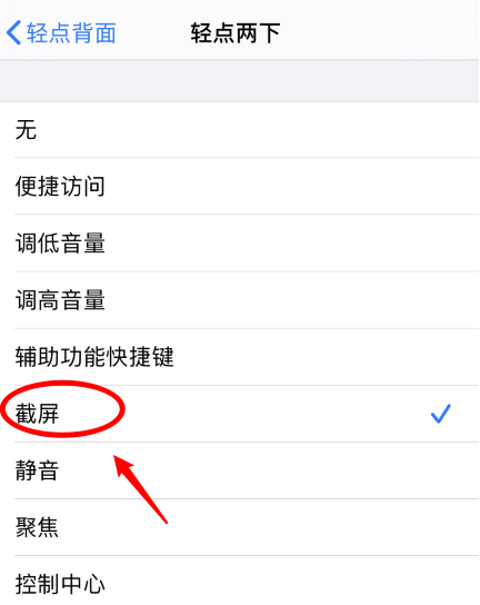 杨陵苹果手机维修分享iPhone12如何启用双击截屏 
